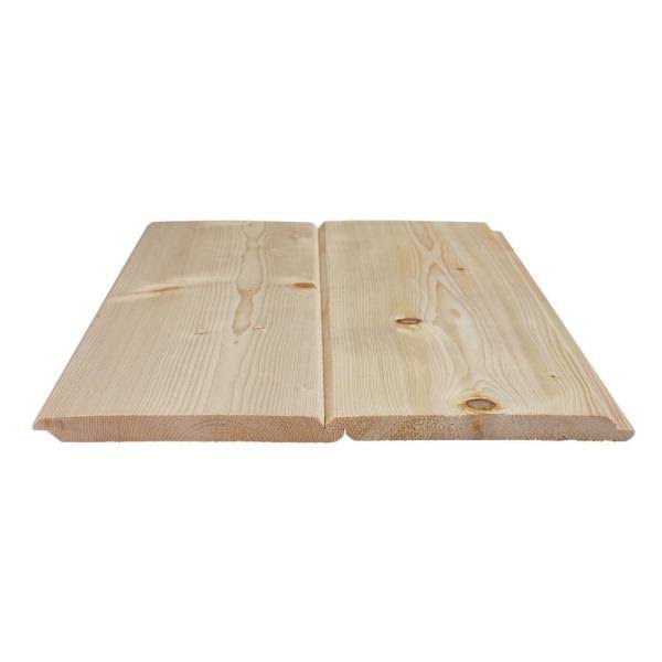 UFP-Edge 1 in. x 8 in. x 6 ft. Eased Edge Pine Shiplap Board (6-Pack)