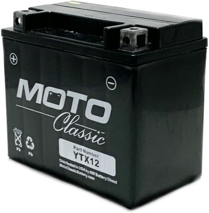 Moto Classic YTX20CH Maintenance Free Sealed AGM 270CCA Battery