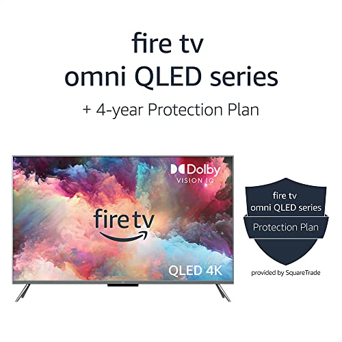 Amazon Fire TV 75" Omni QLED Series 4K UHD smart TV, Dolby Vision IQ, Fire TV Ambient Experience, local dimming, hands-free with Alexa