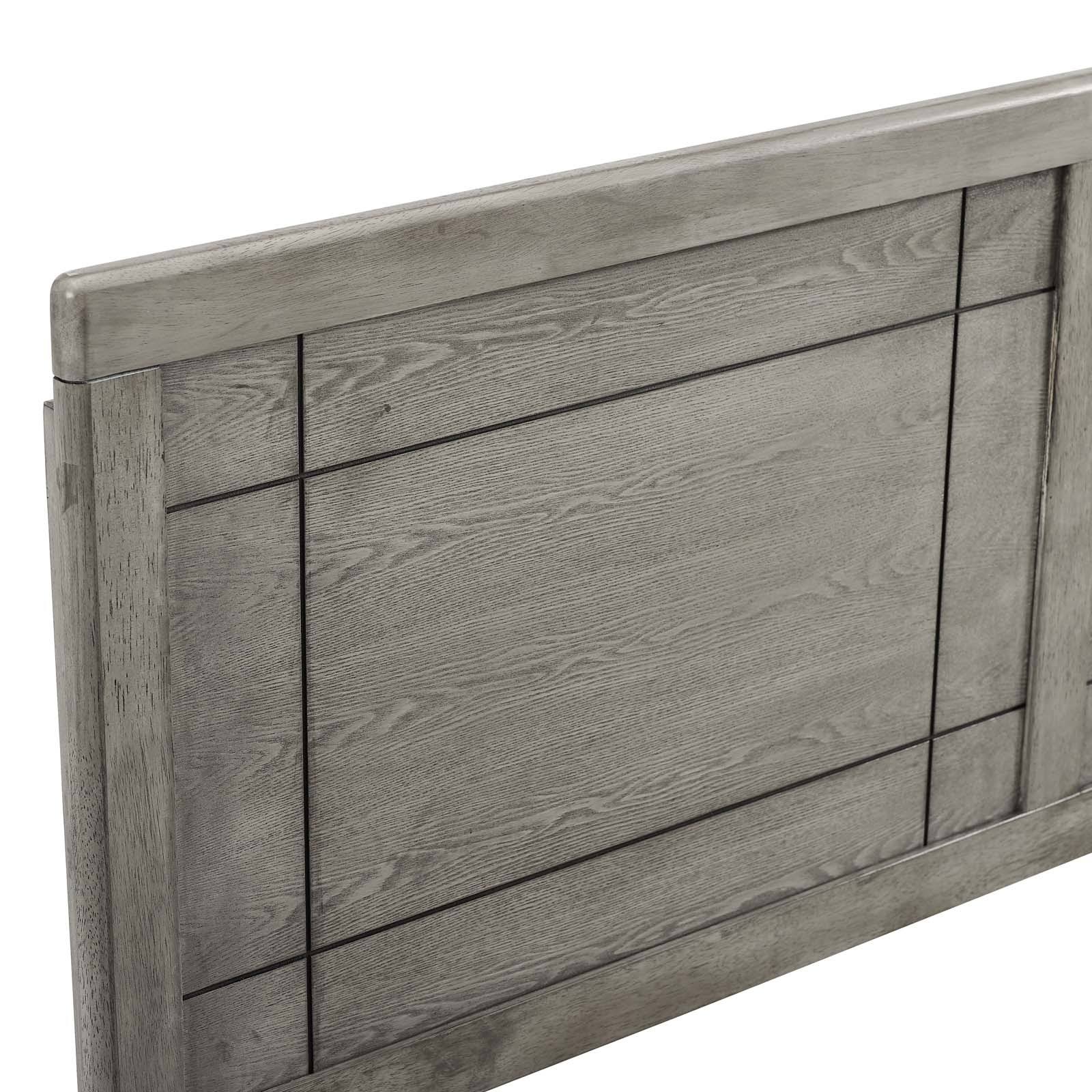 Modway Archie Queen Headboard Gray Wood