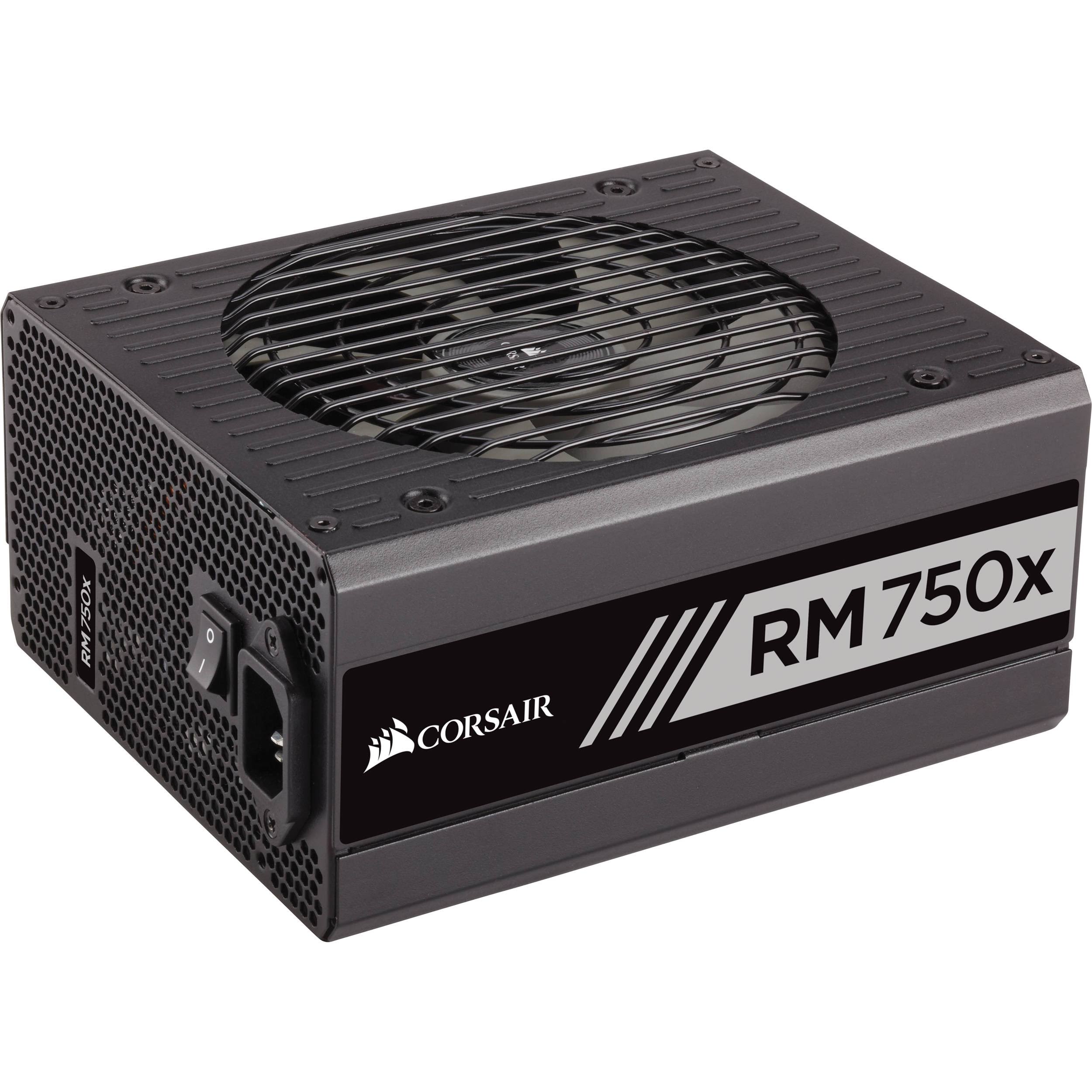Corsair RMX Series, RM750x, 750W, Fully Modular Power Supply, 80 Plus Gold
