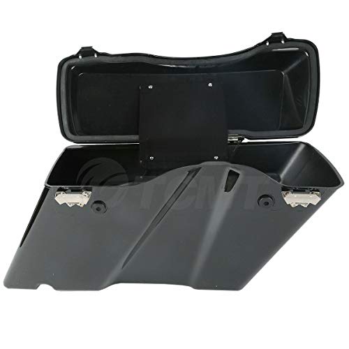 TCMT Saddlebags and Conversion Brackets Fit For Harley Softail Models 86-13