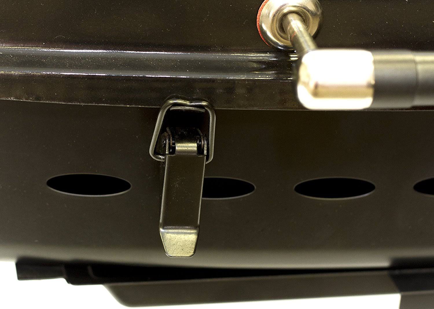 Flame King RV Mounted BBQ - Motorhome GAS Grill - 214 Sq inch Cooking...