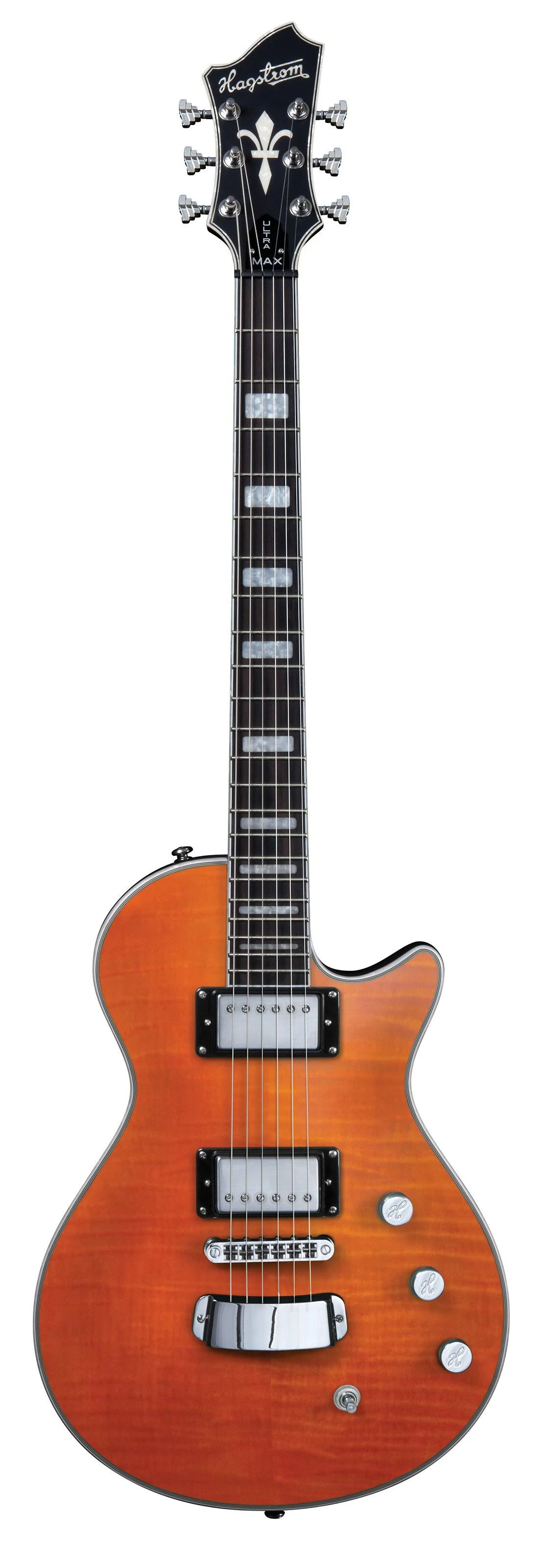 Hagstrom Ultra Max Electric Guitar - Milky Mandarin
