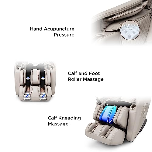 Titan Osaki 3D Elite | Brown | Full Body Massage Chair | Zero Gravity Function | Multiple Massage Techniques| Intelligent Voice Control | Specialized Foot & Calf Roller | Voice Recognition