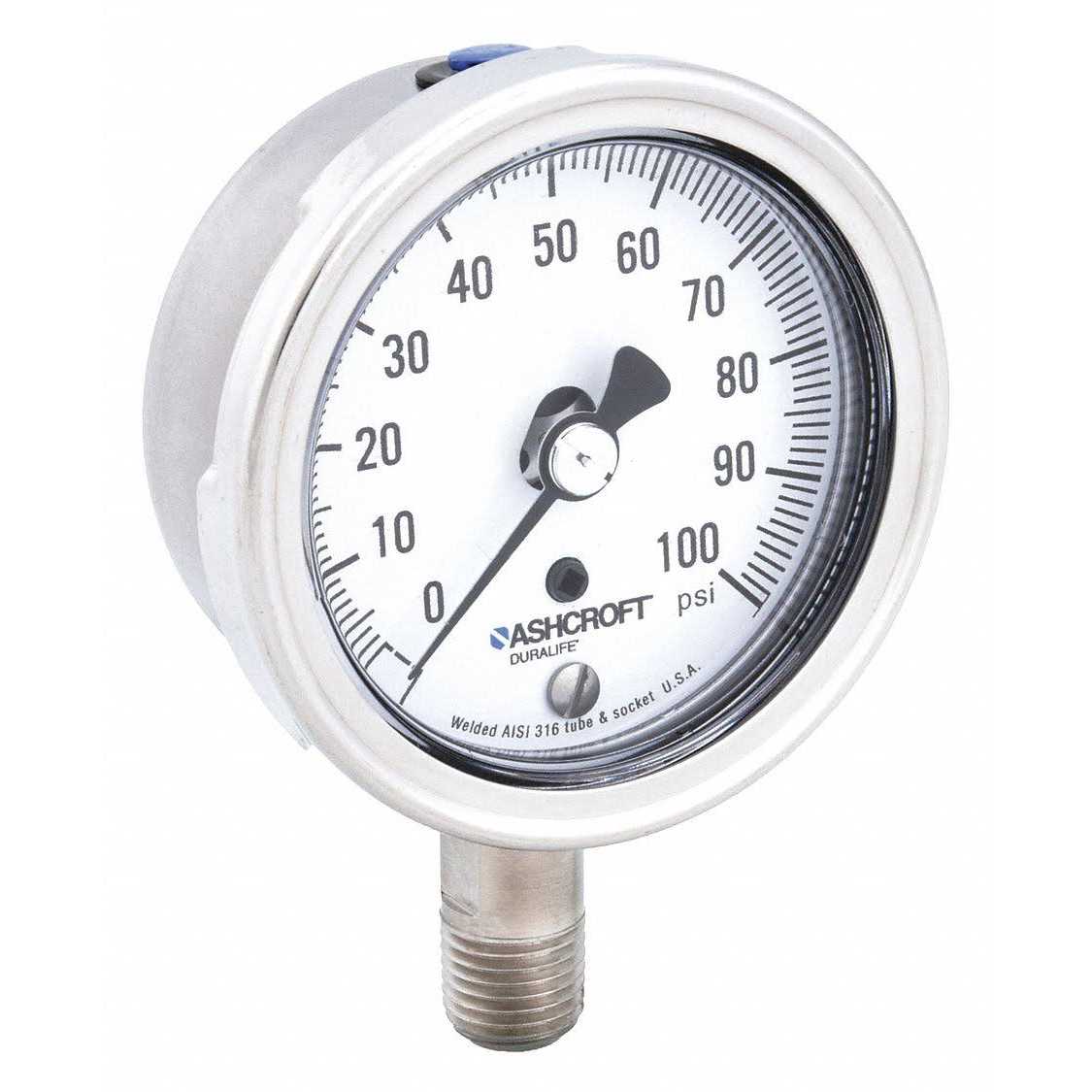 Ashcroft 251009SW02L100# Gauge Pressure