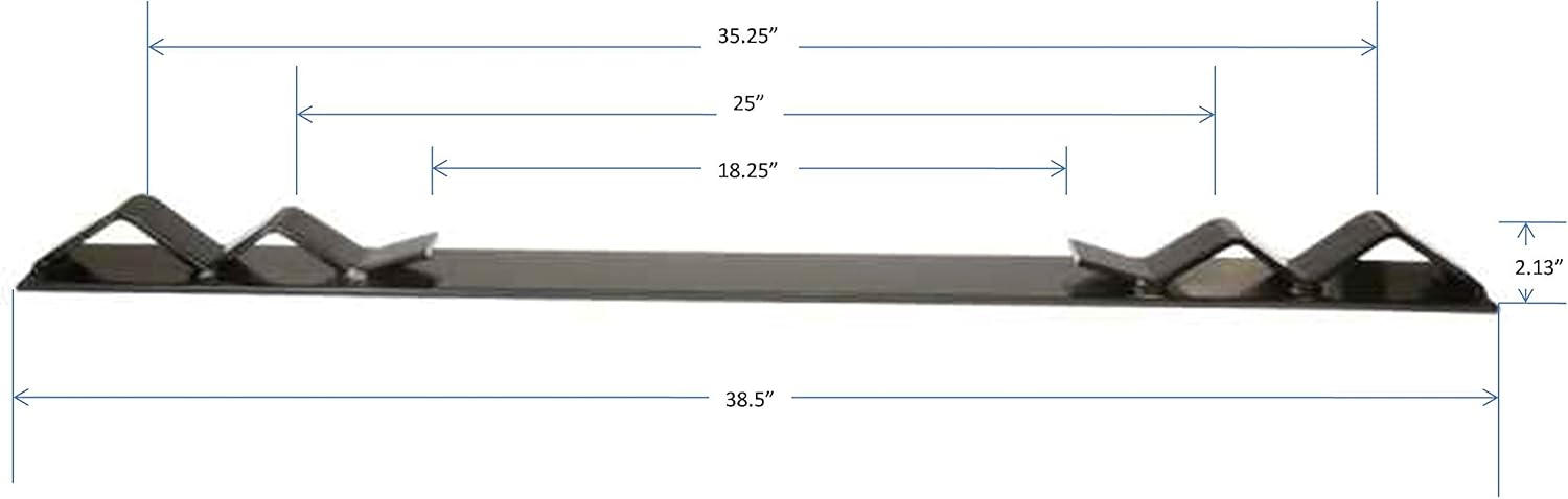 Mytee Products (4 Pack Heavy Duty Coil Rack, 33" Long Flatbed Trailer Steel Coils