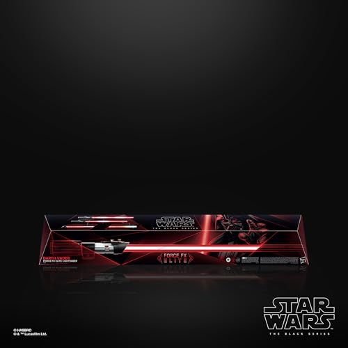 Star Wars The Black Series Darth Vader Force FX Elite Lightsaber Collectible with Advanced LED and Sound Effects
