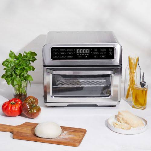Chefmandual-function Air Fryer + Toaster Oven, Stainless Steel, 20 LITER Chefman