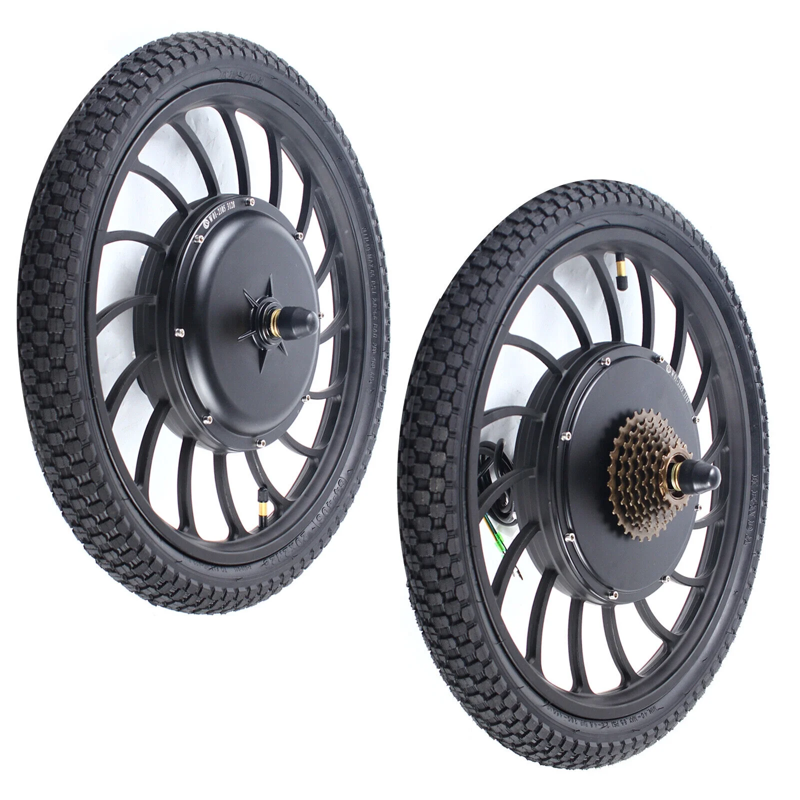 Ebike Electric Bicycle Conversion Kit 20" E-Bike Rear Hub Motor Wheel