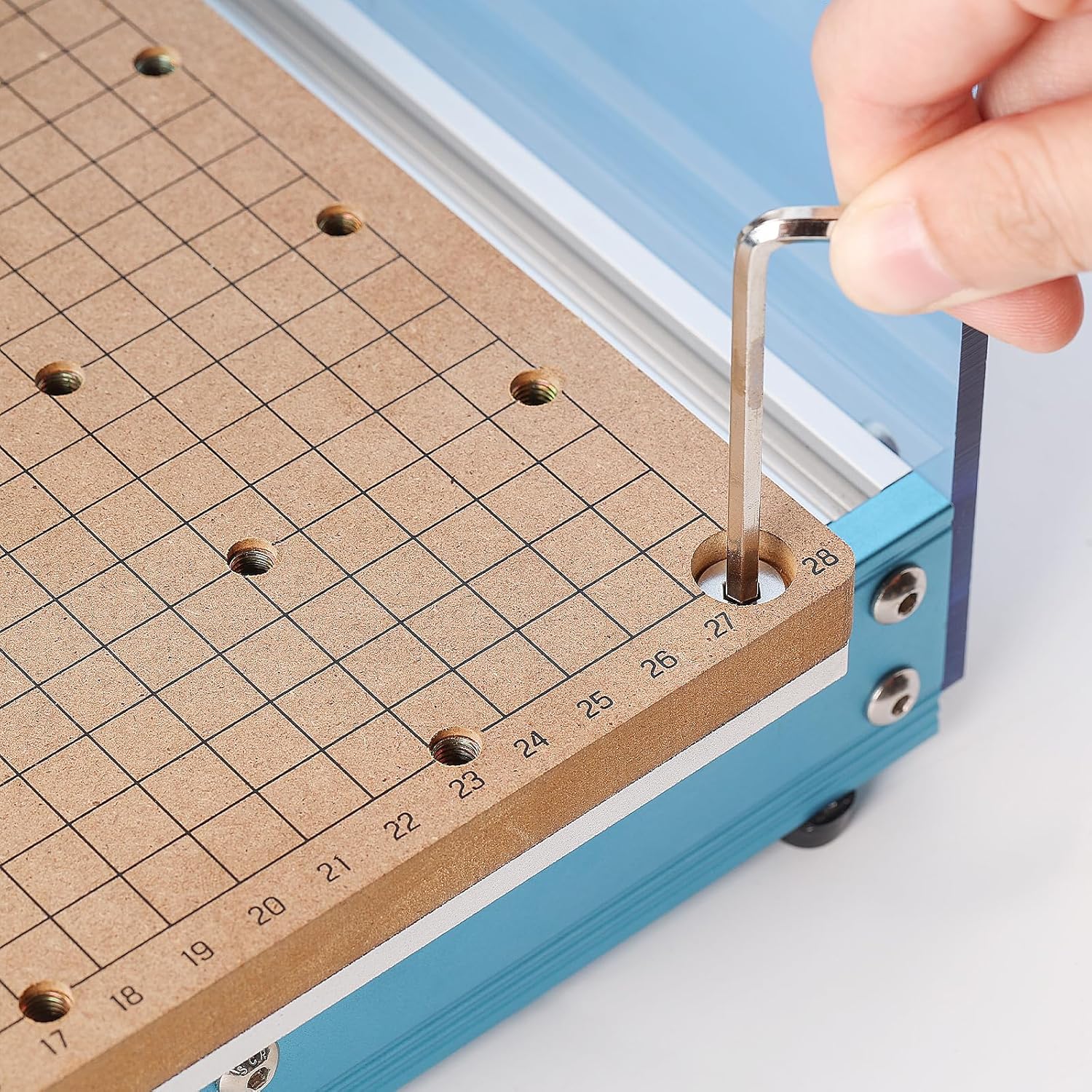 Genmitsu 3018-PROVer V2 Upgraded Desktop CNC Router Machine with GRBL Offline Control + CNC MDF Grid Spoilboard