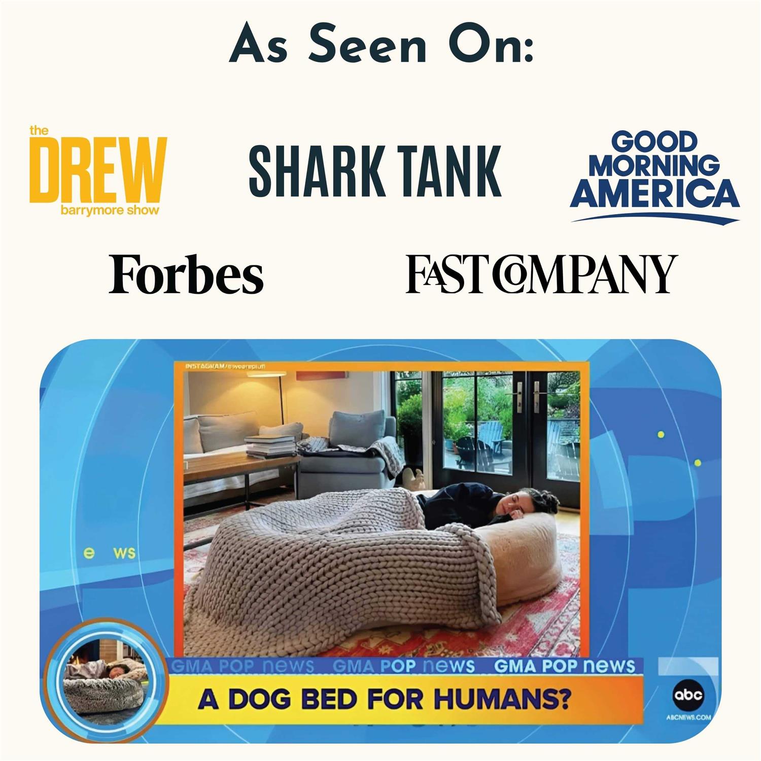 Plufl The Original Human Dog Bed Giant Dog Beds for Humans - Pet Supplies online store
