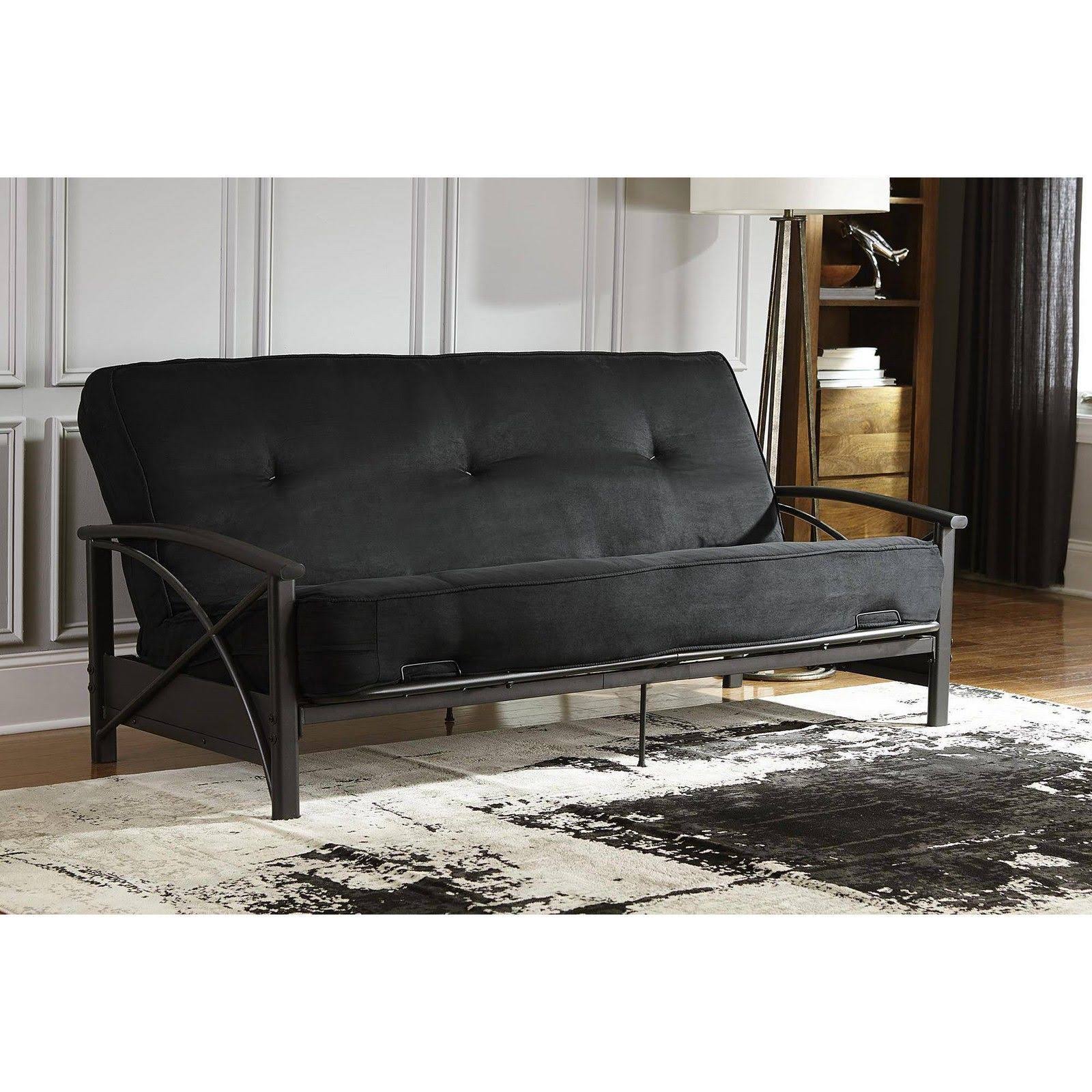 DHP 8-Inch Independently Encased Coil Futon Mattress Full Size Black