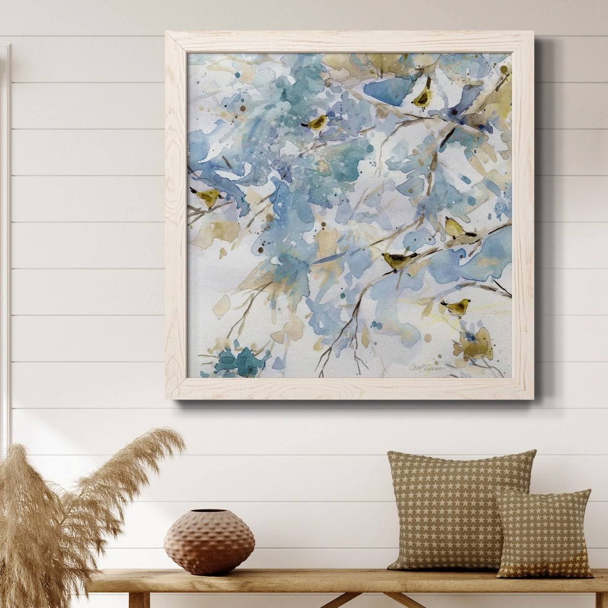 Topaz Spring II-Premium Framed Canvas - Ready to Hang - 34.5x34.5 - Maple