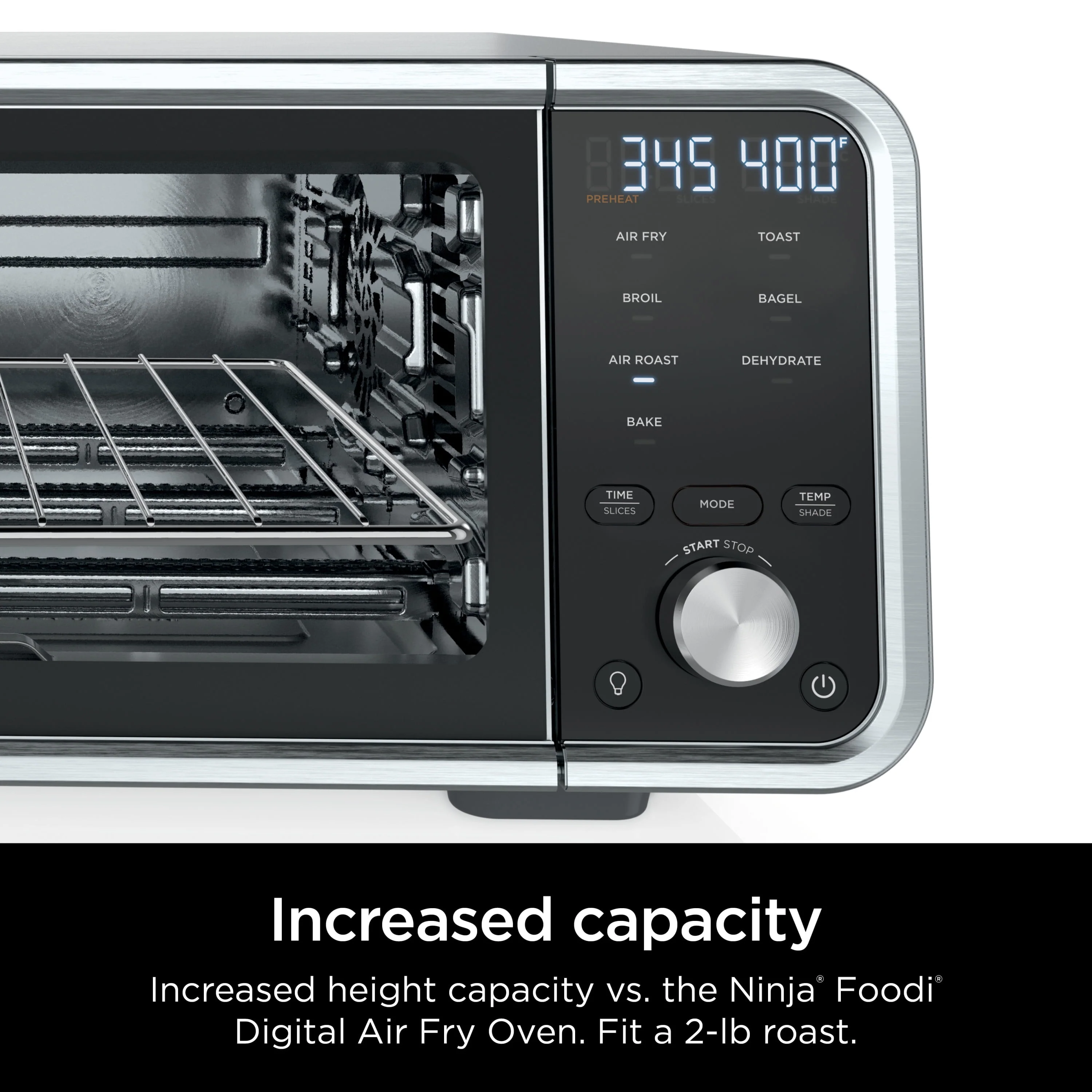 Ninja Foodi 6-in-1 Digital Air Fry, Large Toaster Oven, Flip-Away, SP080