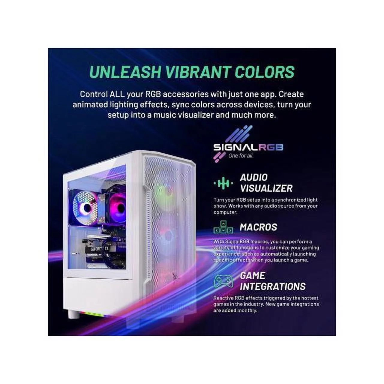 Skytech Archangel Gaming PC Desktop INTEL Core i5, RTX 4060, 1TB SSD, 16GB RAM, 600W GOLD PSU, Windows 11