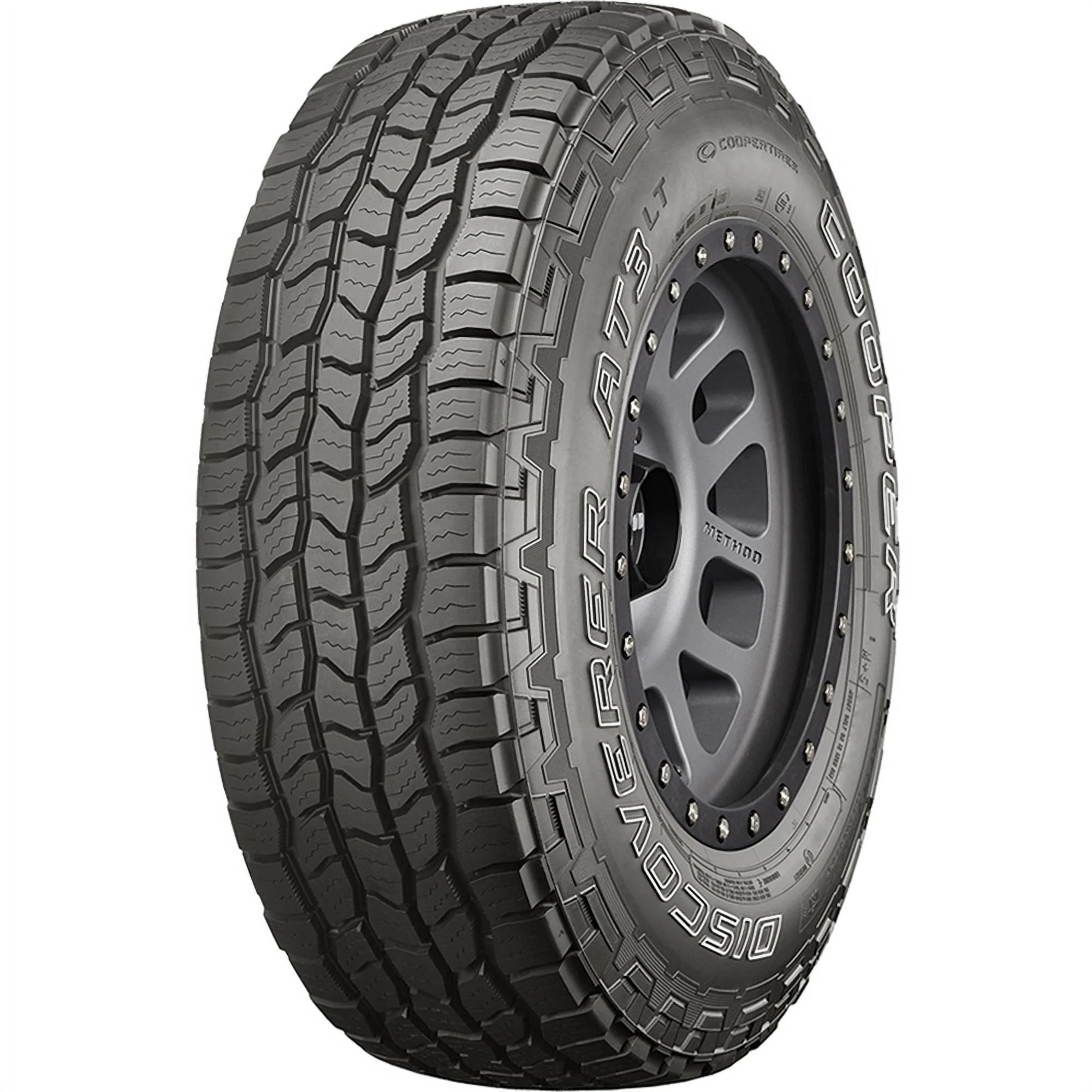 Set of 4 (FOUR) Cooper Discoverer AT3 LT 265/70R17 121/118S E 10 Ply A/T All Terrain Tires Fits: 2014-18 Chevrolet Silverado 1500 WT, 2010-21 GMC Sierra 1500 SLE