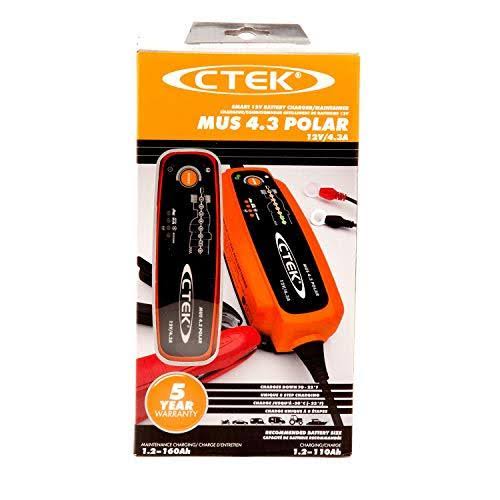 CTEK 56-958 Mus 4.3 Polar 12 Volt Fully Automatic Extreme Climate 8 Step Battery
