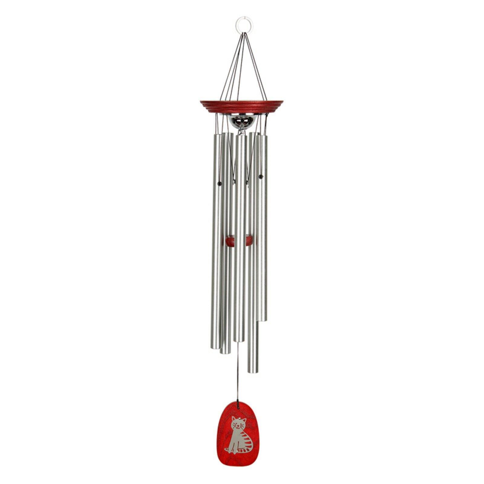 Woodstock Chimes 24 in. Pet Cat Memorial Wind Chime