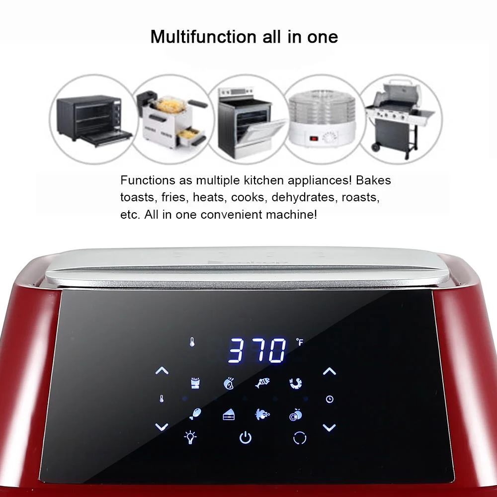 Ktaxon 16.91Qt 8-in-1 Air Fryer Oven 1800W Large Air Fryers, ETL Certified