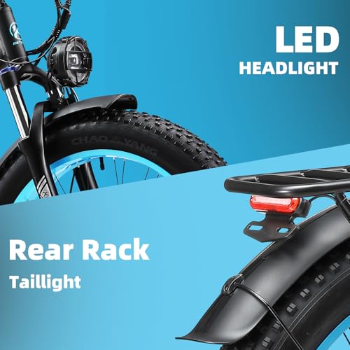 Electric Bike for Adult 4000W Peak Brushless Dual Motor 48V 23Ah Removable Bicycle Electric Bike 26 Inch Fat Tire Mountain Ebike 21 Speed Electric Dirt E Bikes
