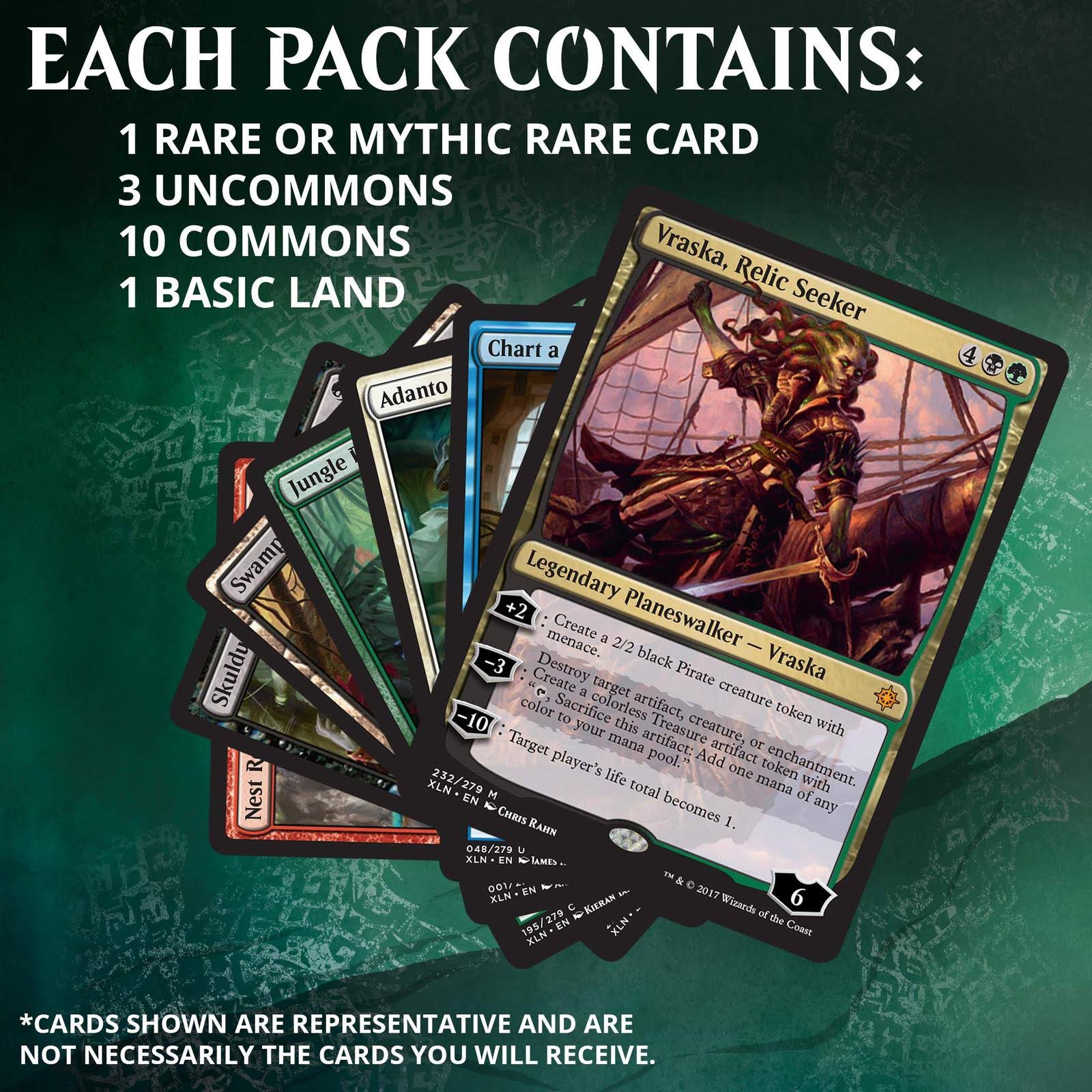 Magic The Gathering Ixalan Booster Box 36 Booster Packs (540 Cards)
