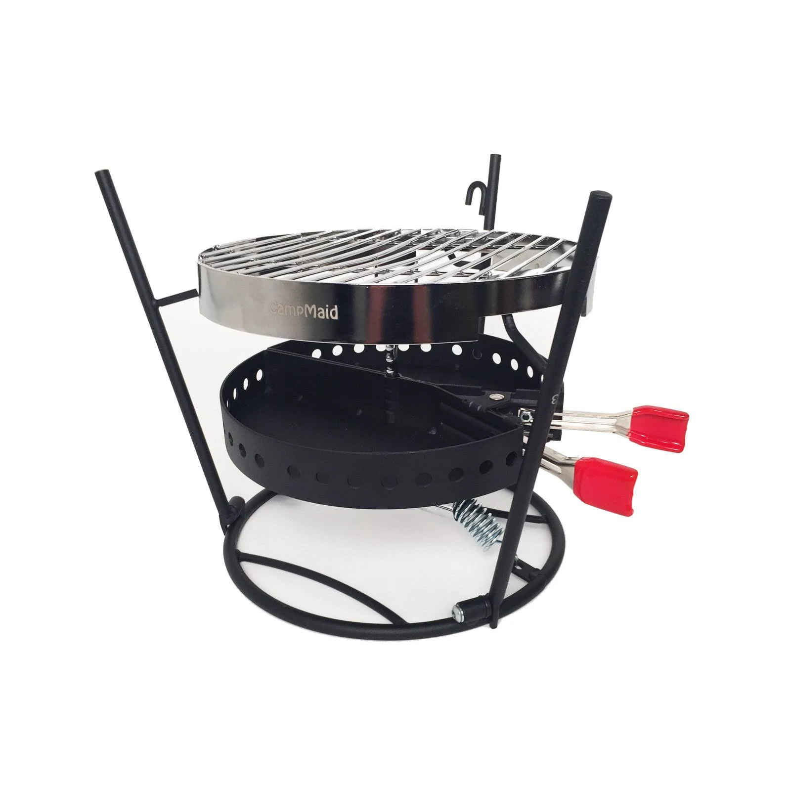 Campmaid 3-Piece Combo Grill Set Black