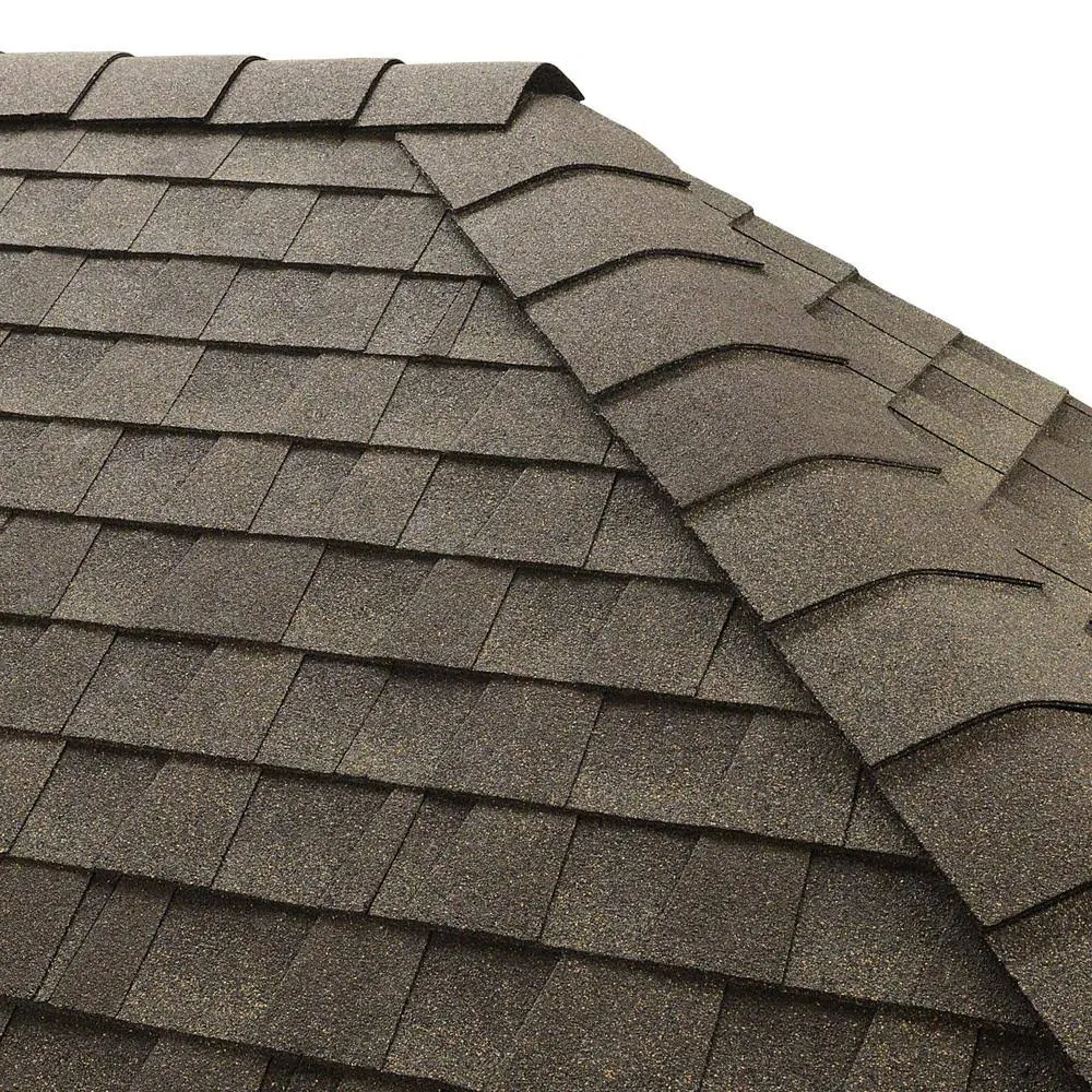 GAF Timbertex 0840900 Ridge Cap Shingles 20 Linear ft Weathered Wood | Builders Warehouse