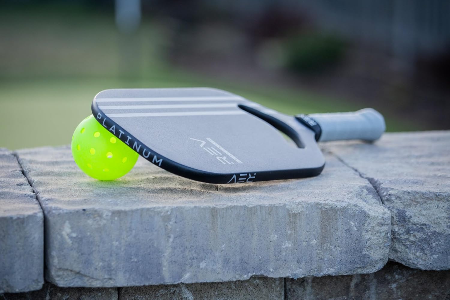 REV Pickleball Paddle - Platinum - Carbon Fiber Pro Performance Racket Approved for PPA Tournament Play