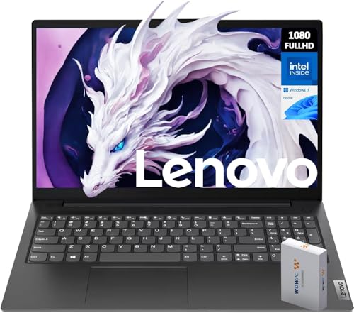 Lenovo V15 Laptop Computer, 32GB RAM, 1TB PCIe SSD, Intel Celeron N4500 Processor, Intel UHD Graphics, 15.6 FHD 1080p Display, Ethernet Port RJ-45, WiFi 6, Windows 11 Pro, WOWPC Recovery USB