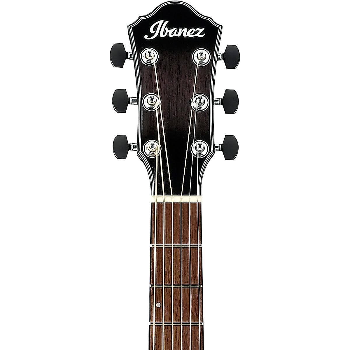 Ibanez AEWC400 Acoustic-Electric Guitar, Transparent Black Sunburst