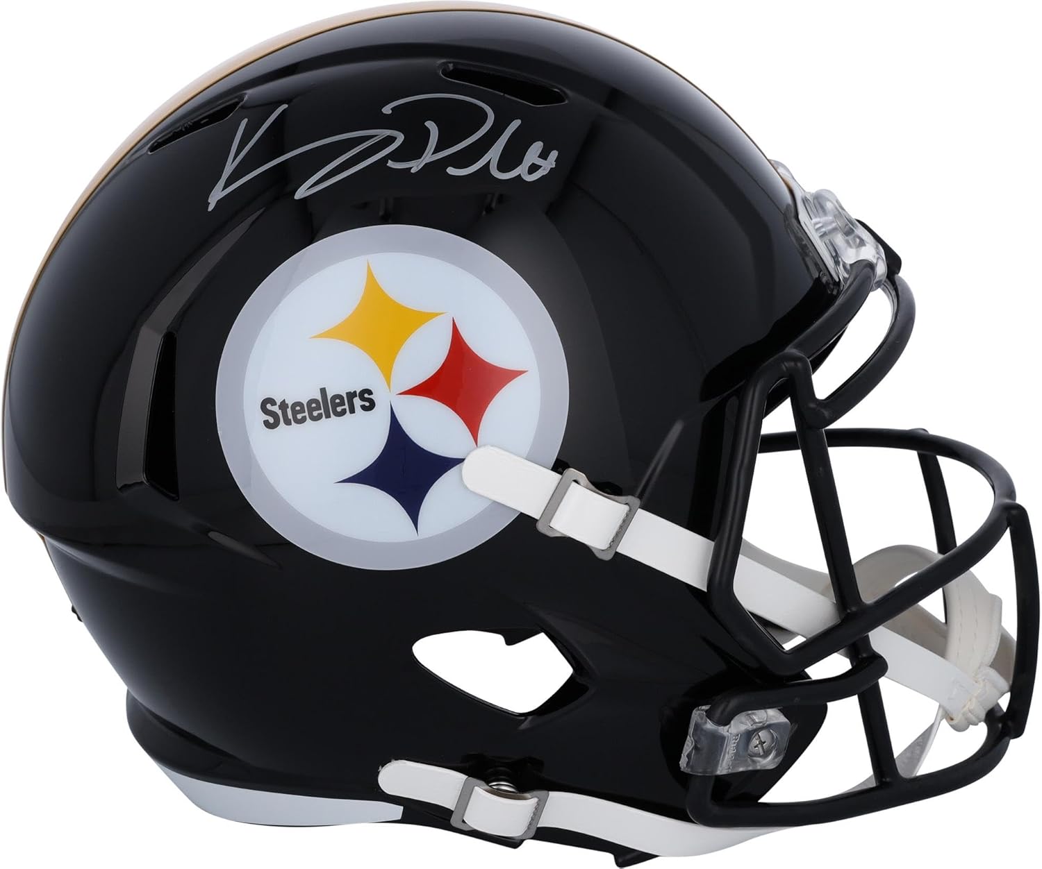 Kenny Pickett Pittsburgh Steelers Autographed Riddell Speed Replica Helmet - Autographed NFL Helmets