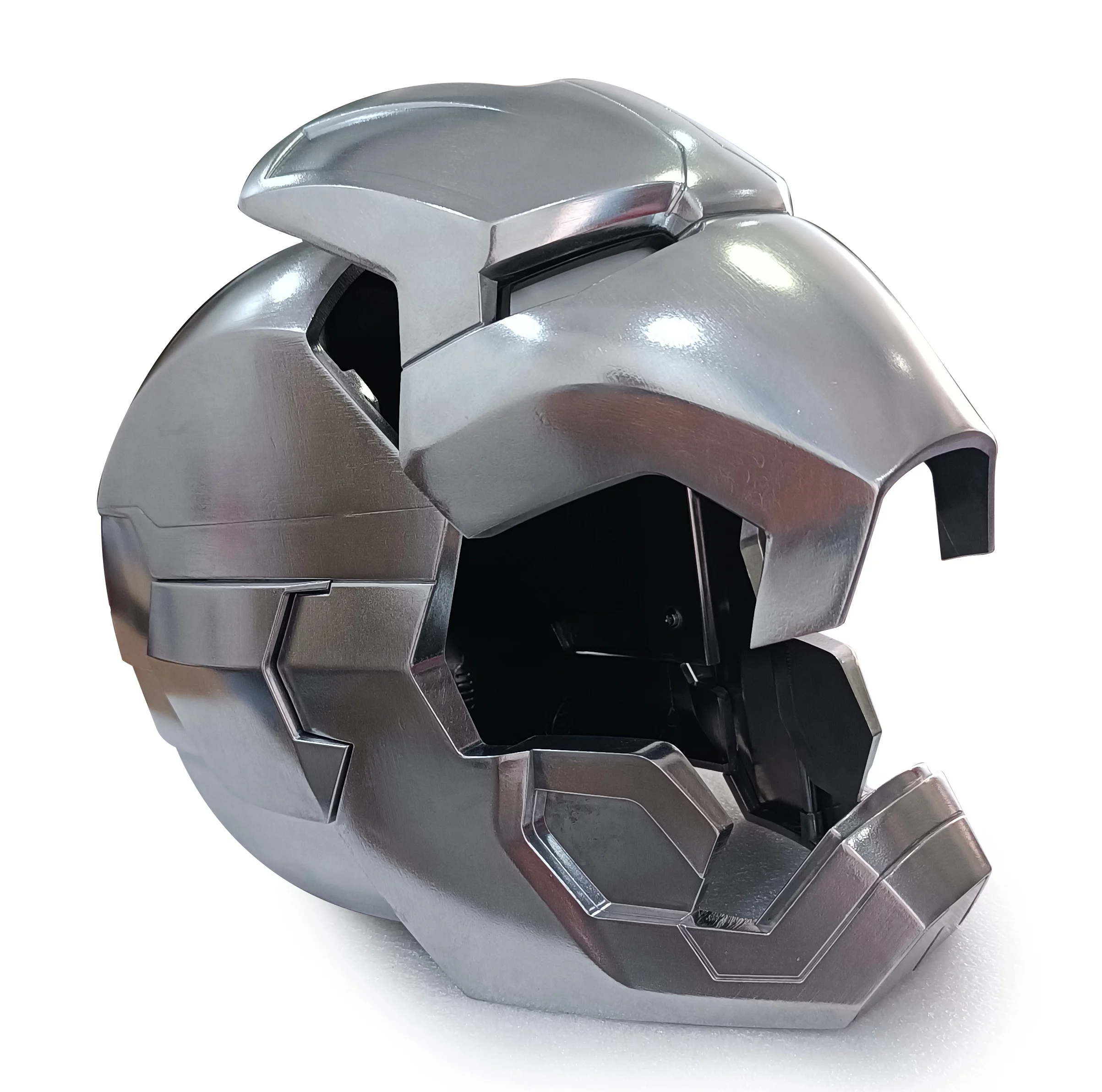 Iron Man Helmet Metal Electronic MK42 Wearable Helmet 1:1 Open/Close Iron Man Mask with Eyes LED Light Up