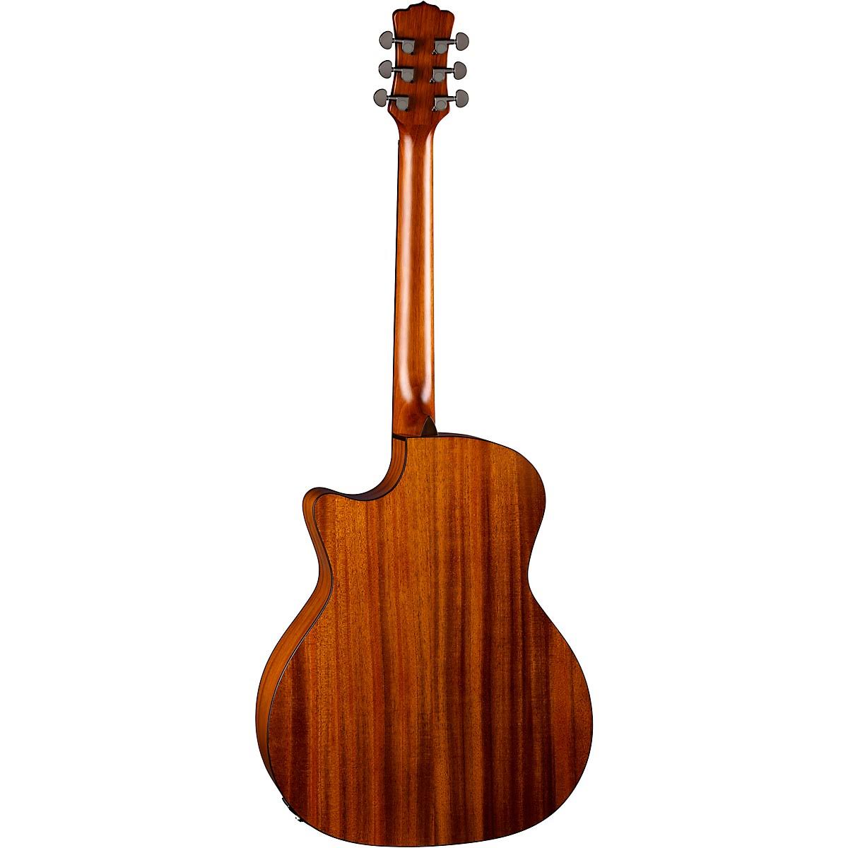 Luna Guitars Gypsy Tattoo Mahogany Acoustic-Electric Grand Concert Guitar Satin Natural