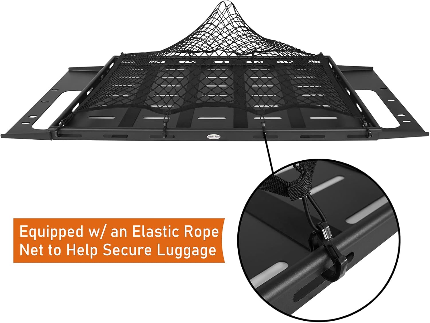 u-Box Bronco Rear Cargo Rack Interior Trunk Organizer Basket Compatible with Ford Bronco 2021 2022 2023 2024 4-Door Hardtops (Exclude Sport Models) - Bronco Storage Accessories