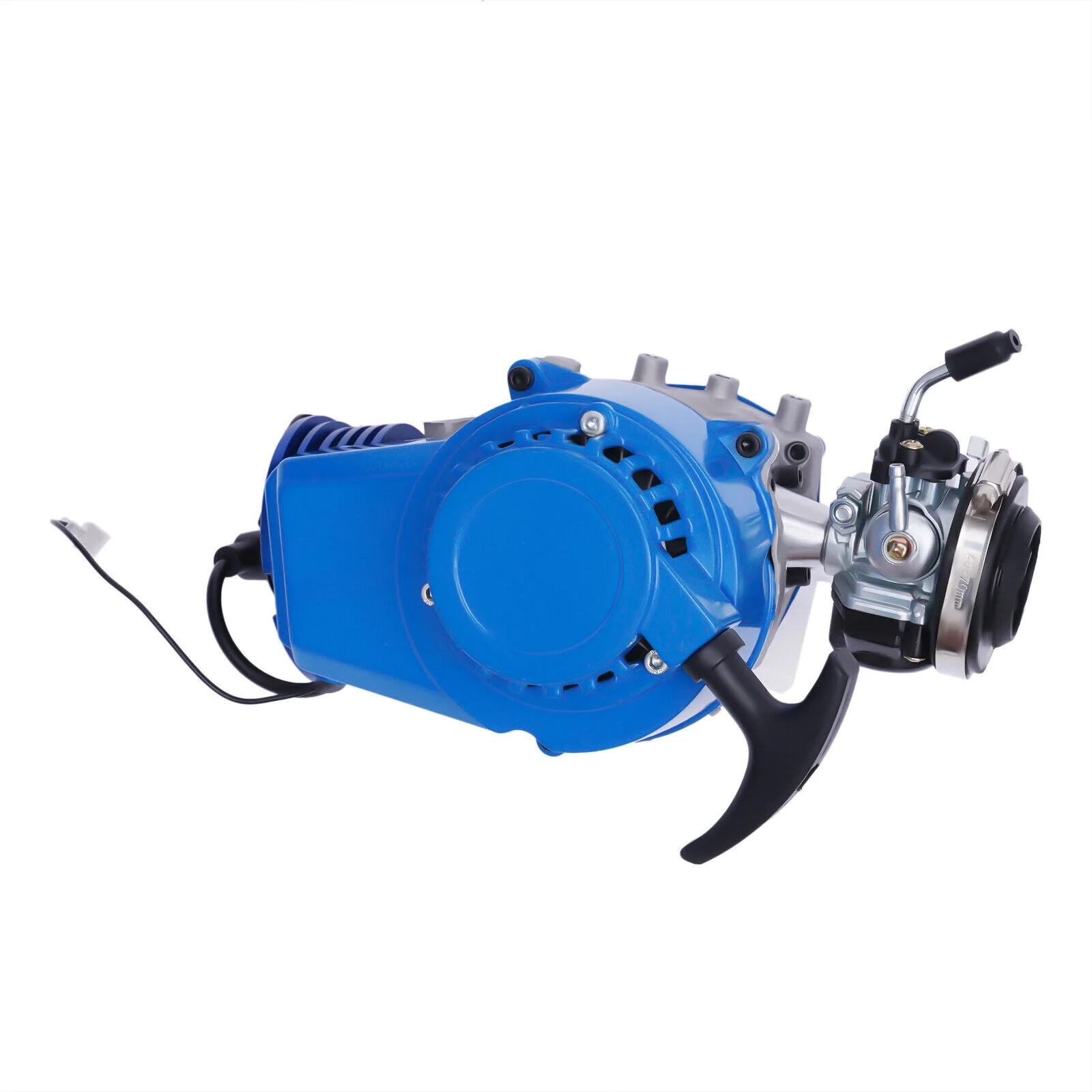 ZhdnBhnos 2 Stroke Complete Racing Engine Motor Pull Start Motorized Bike Engine Kit for Pocket Mini Dirt Bike ATV Scooter Quad