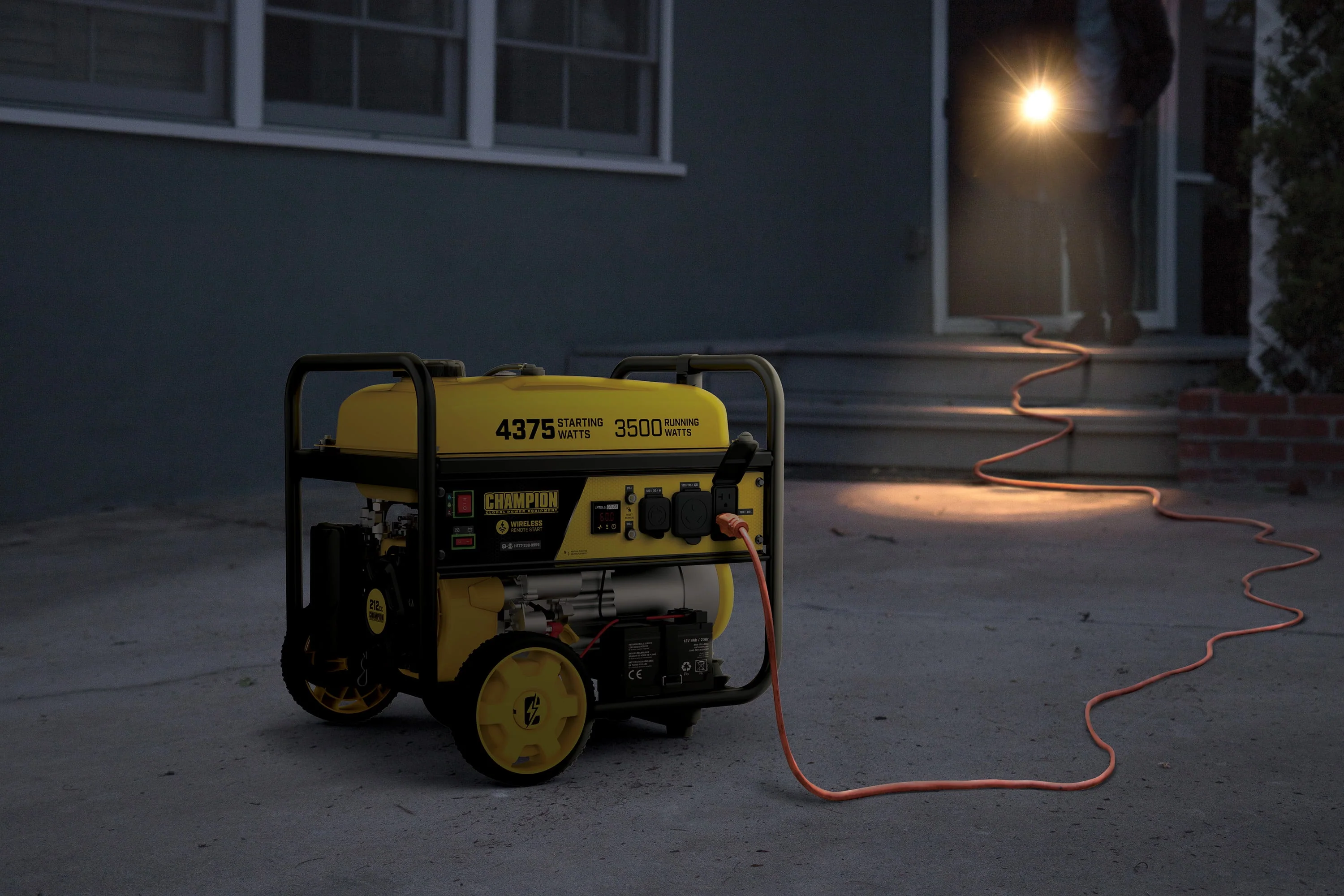 Champion Power Equipment 4375/3500 Watts RV Ready Portable Generator, Remote Start (CARB)