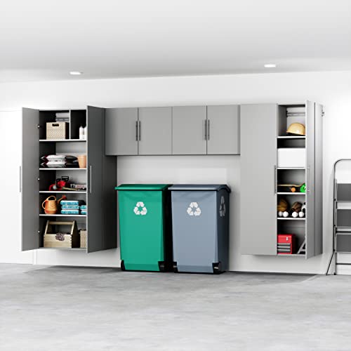 Prepac HangUps Upper Storage Cabinet - Elegant and Spacious Wall Cabinets to Maximize Your Storage, 36" Size, Classic White Finish