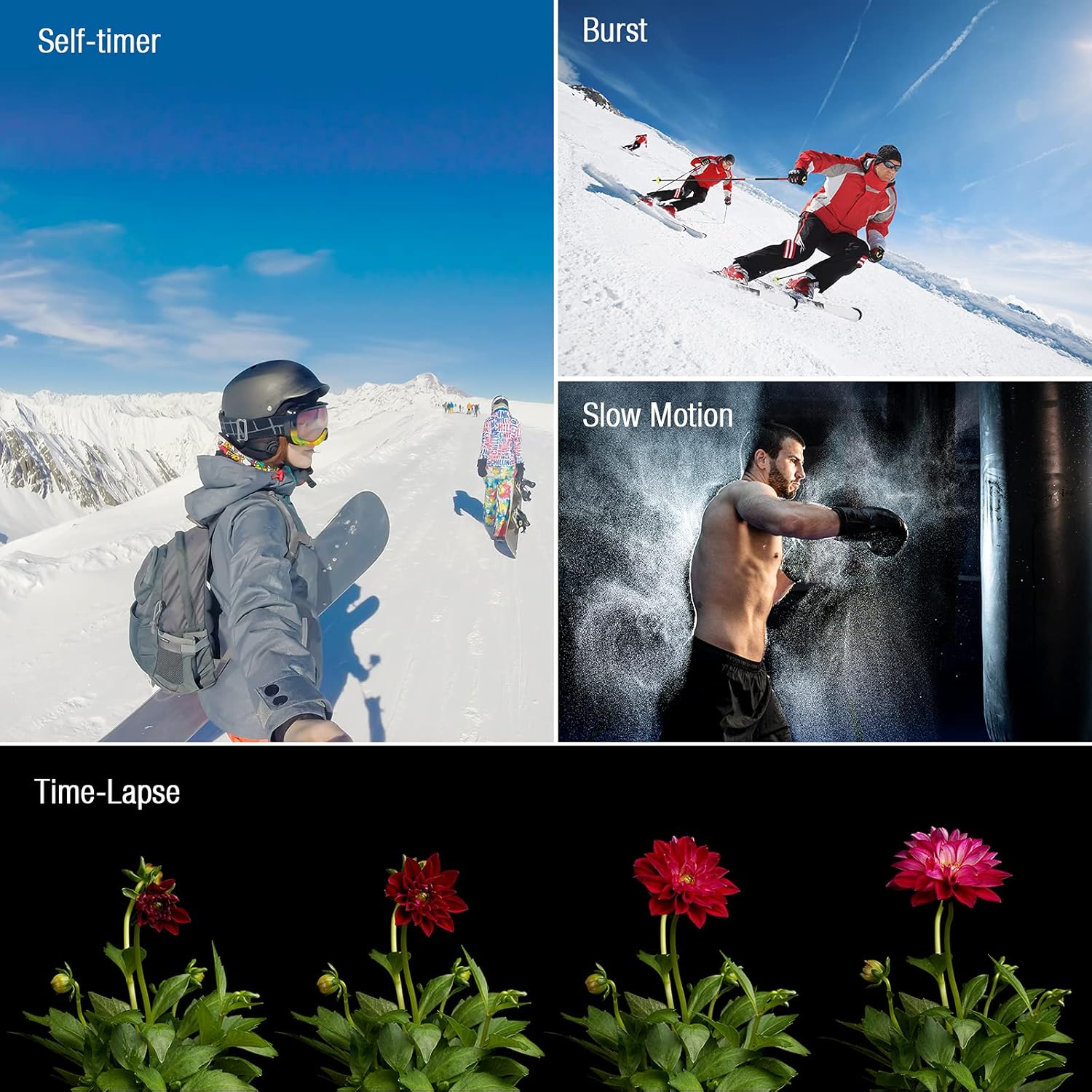 Action Camera 4K Sports Camera 20MP 40M Waterproof Underwater Camera 170°Wide Angle WiFi Ultra HD Camera with 2.4G Remote Control 2 Batteries with Mounting Accessories Kit [New Version]