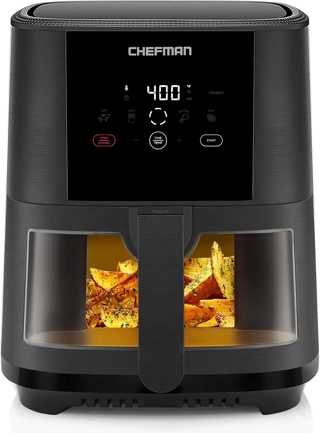 CHEFMAN Multifunctional Digital Air Fryer+ Rotisserie, Dehydrator & TurboTouch Easy View Air Fryer, The Most Convenient And Healthy Way To Cook Oil-Free