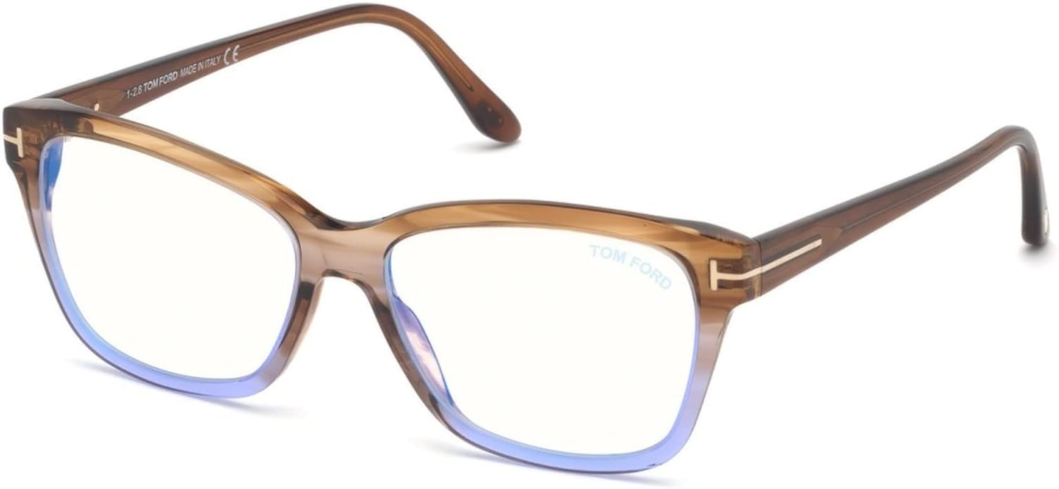 Eyeglasses Tom Ford FT 5597 -F-B Asian fit 047 Shiny Striped Champagne W. Gradie