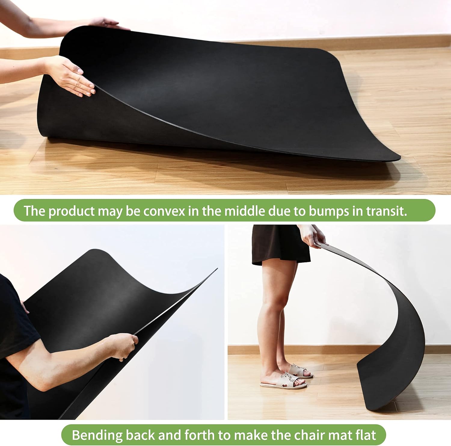 Chair Mats for Carpeted or Hard Floors,Tough and Thick Office Chair Mat,Anti-Slip Chair Mat for Office Home Carpet Protector(35×45 inches)