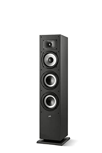 Polk Monitor XT10 Home Subwoofer, 10" Deep Bass Woofer, 100W Class D Amplification, Dolby Atmos, Auro 3D & DTS:X Compatible, Black