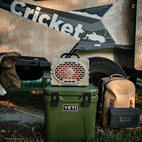 Turtlebox Gen 2: Loud! Outdoor Portable Bluetooth 5.0 Speaker | Rugged, IP67, Waterproof, Impact Resistant & Dustproof (Plays to 120db, Pair 2X for True L-R Stereo), Field Tan