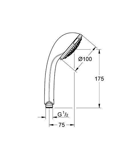 Grohe Relexa Hand Shower Trio 28793000 Chrome