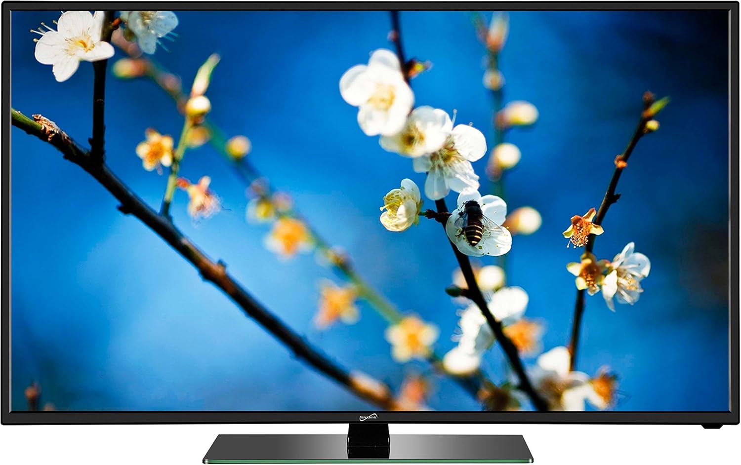 SuperSonic SC-2411 LED Widescreen HDTV & Monitor 24 Flat Screen with USB Compatibility, SD Card Reader, HDMI & AC/DC Input: Built-in Digital Noise Reduction (DC Cable not Included)