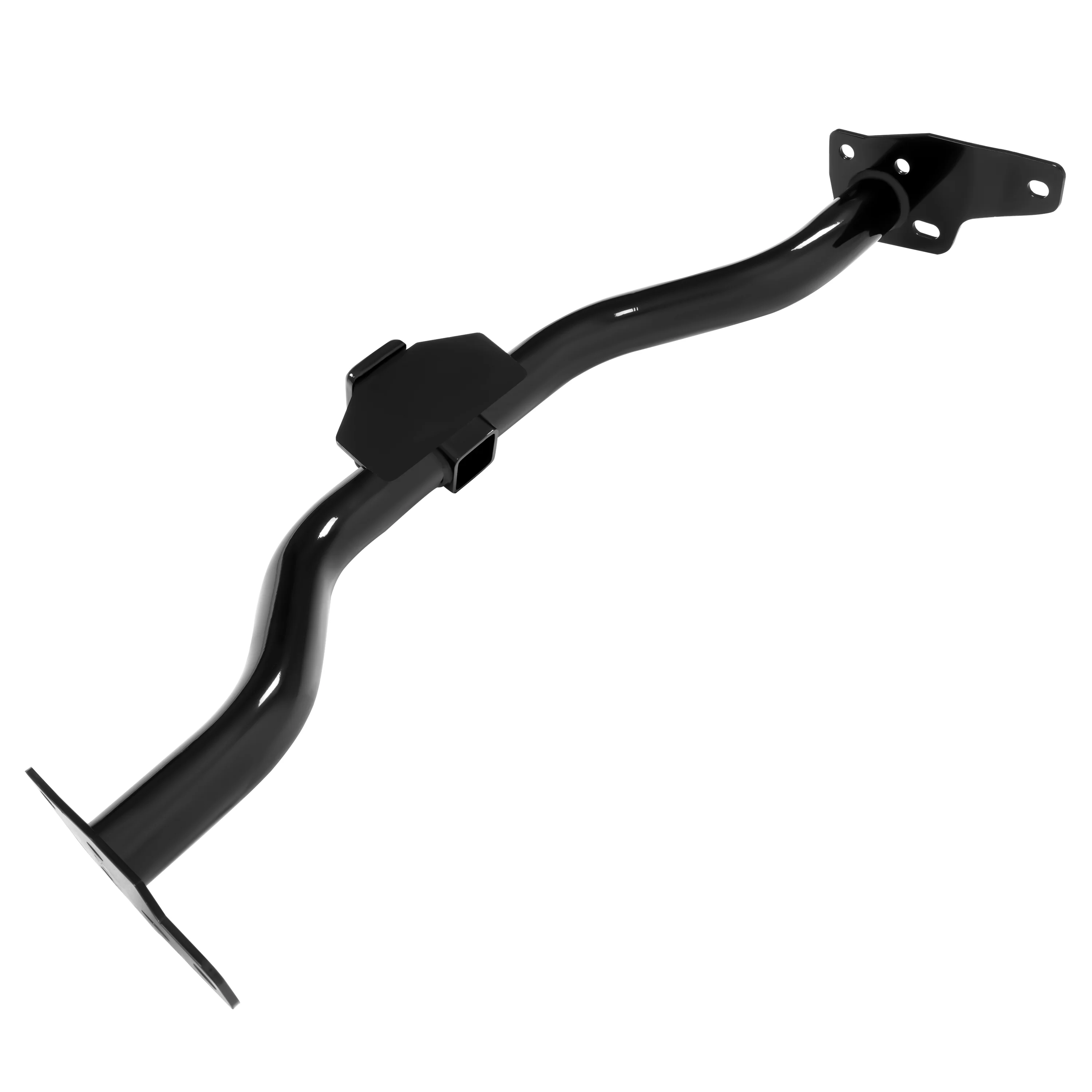 KOJEM 13514 Trailer Hitch Compatible with Select 2005-2015 Nissan Xterra Class 3 2-Inch Receiver Gloss Black Powder Coat