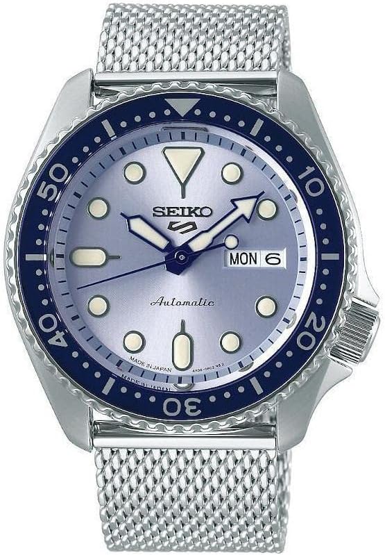 SEIKO SRPE77 5 Sports Men's Watch Silver-tone 42.5mm Stainless Steel