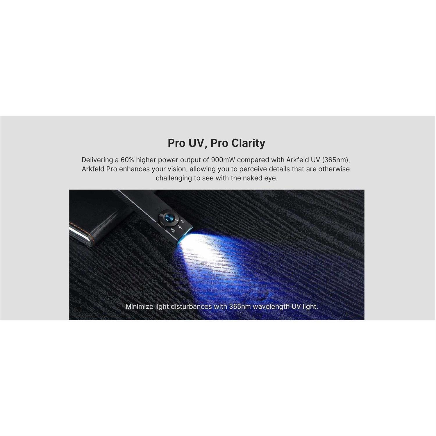 Olight Arkfeld Pro 1300 Lumen Rechargeable Flashlight with UV Light & Laser