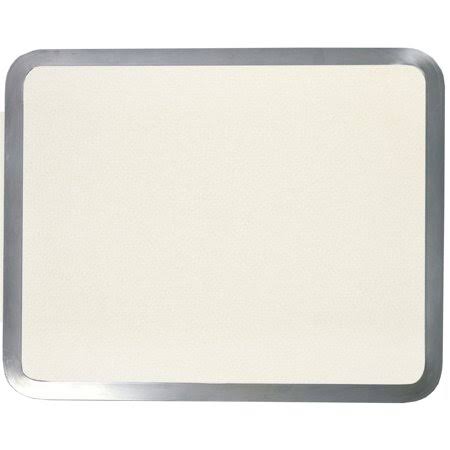 Vance 16 x 20 inch Almond Built-in Surface Saver Tempered Glass Cutting Board, 71620AL